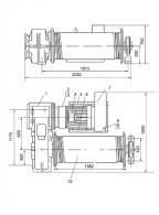 Чертеж лебедки крановой
